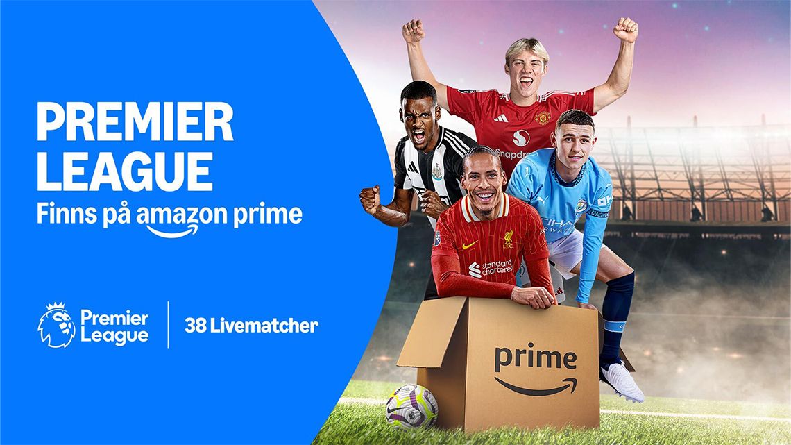 Se exklusiva Premier League-matcher med Amazon Prime